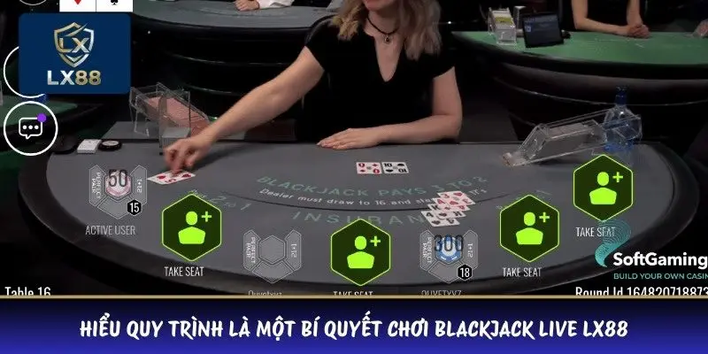 Hiểu quy trình là một bí quyết chơi Blackjack Live LX88